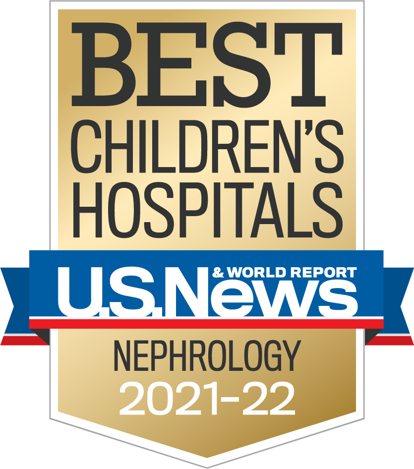 U.S. News & World Report: Best Children's Hospitals | Nephrology 2021-2022