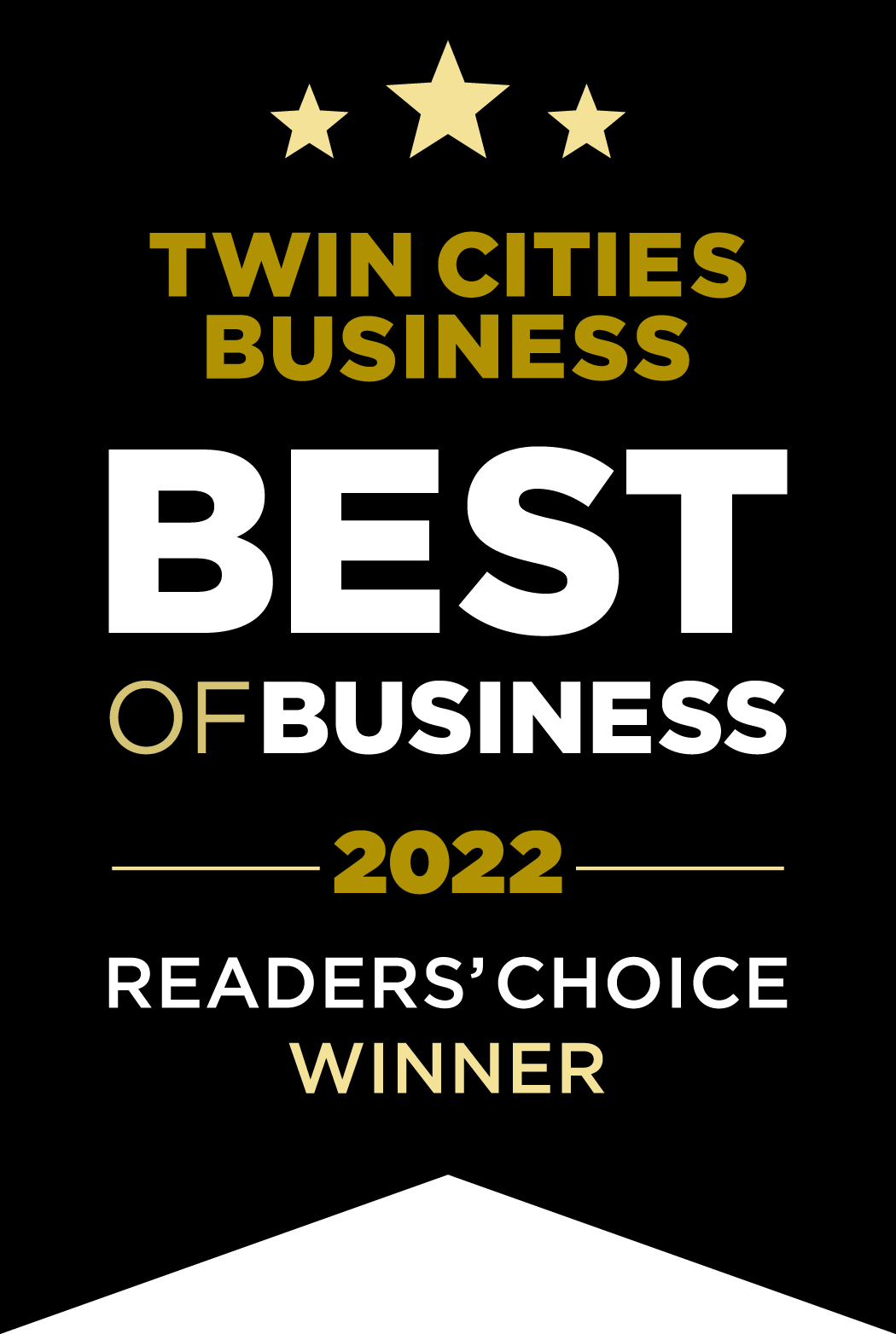 Twin Cities Business: Best of Business 2022. Reader's choice winner.