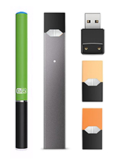 Examples of re-chargeable e-cigarettes
