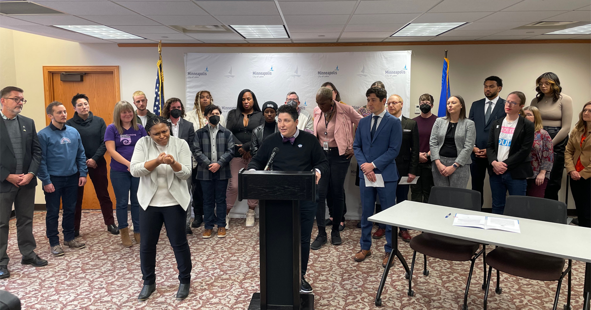 Dr. Angela Kade Goepferd praises Minneapolis executive order to protect
