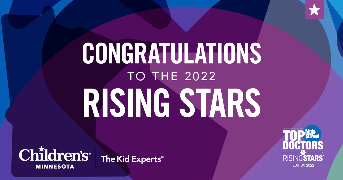 Children's Minnesota physicians recognized as Rising Stars