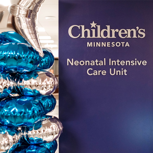 Children's Minnesota NICU signage