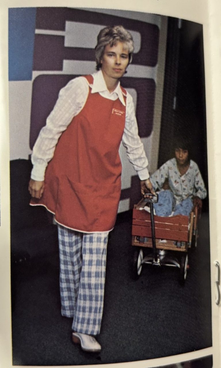 Picture of a volunteer from 1970.