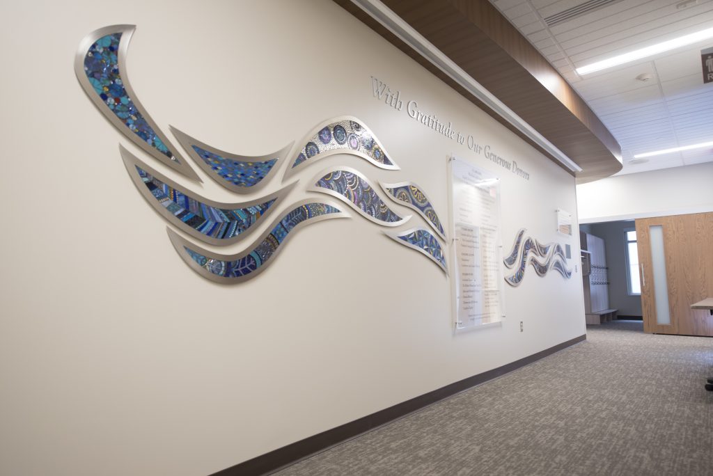 A hallway in the Midwest Fetal Care Center