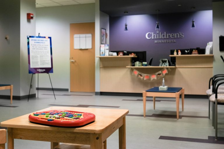 Neurosurgery clinic welcome desk