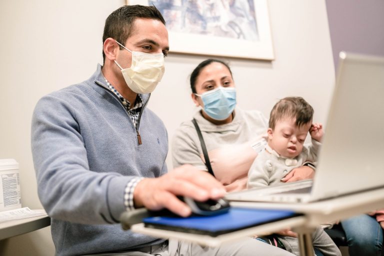 Patient family meeting with provider