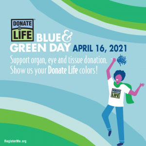 National Blue & Green Day: April 16, 2021