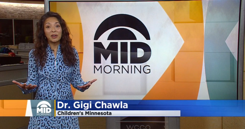 Dr. Gigi Chawla speaks on the WCCO Mid-Morning Show