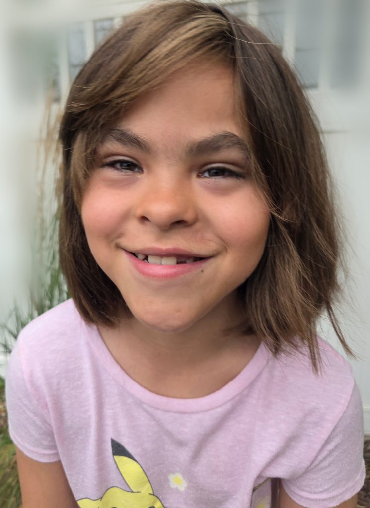 Junior smiling.