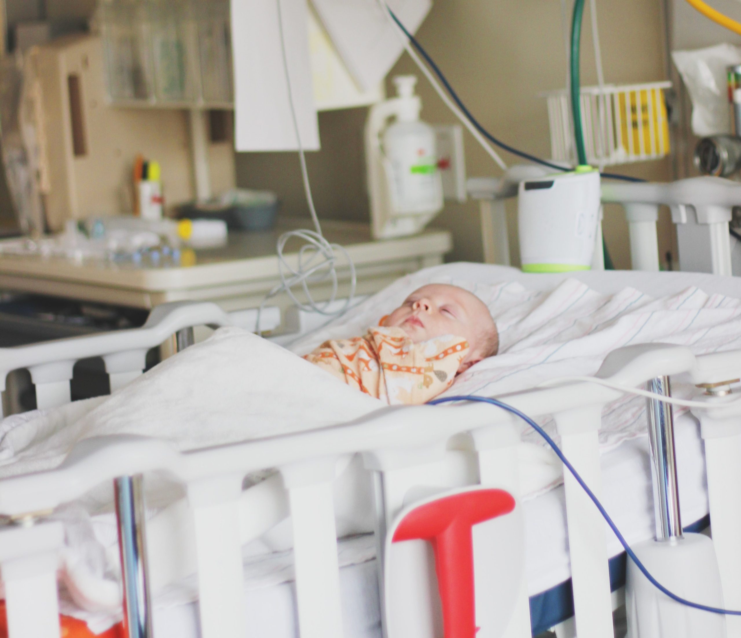 Callen in CVICU at Children's Minnesota