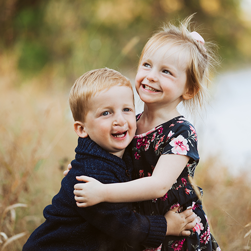 Austin and his sister