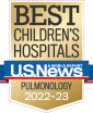 Best Children's Hospitals U.S. News & World Report | Pulmonology 2022-23