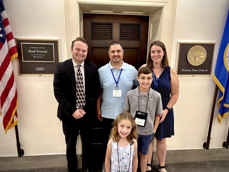 Brad Finstad with Alexa family