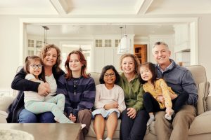 The Carpenter family at home