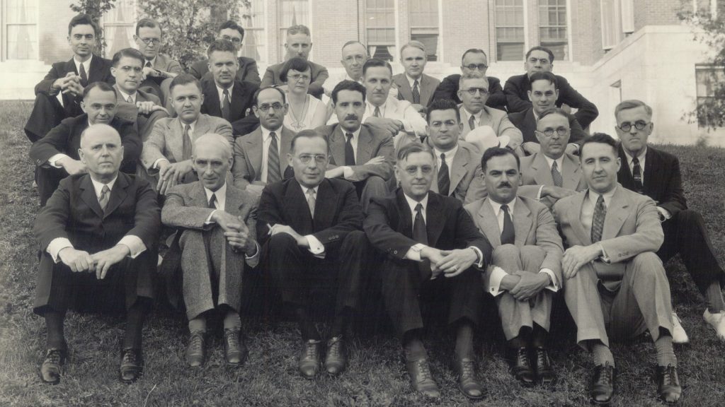 A photo from our archives shows Children's Hospital medical staff around 1938.