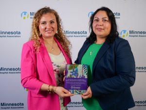 Left to right: Monica Rodriguez Padilla, Community Connect resource navigator, and Zuzi Velazquez, manager of community health.