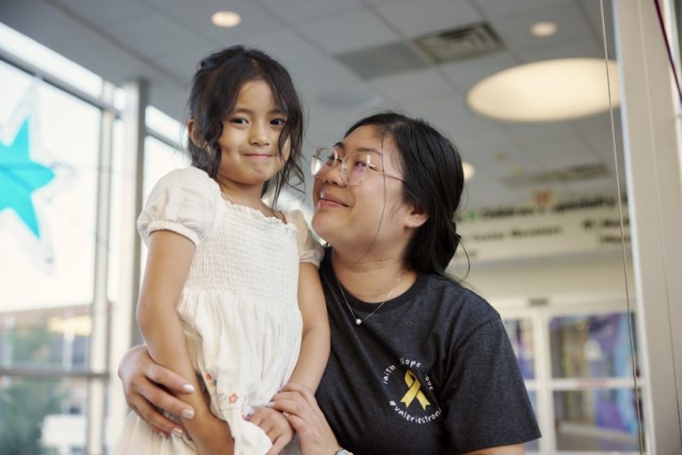 A daughter with her mother