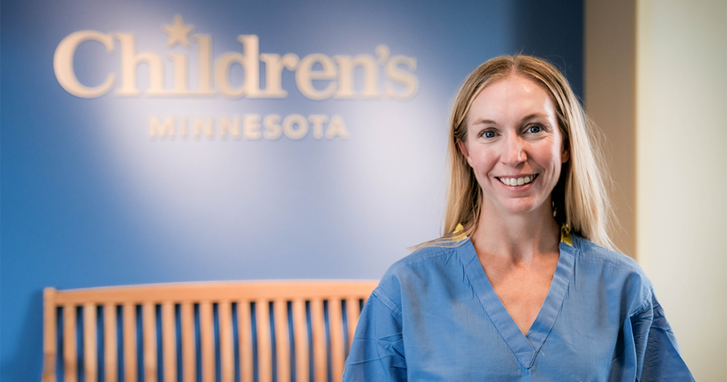 Dr. Brianne Roby, pediatric otolaryngologist, facial plastic surgeon, and director of the cleft team at Children’s Minnesota St. Paul