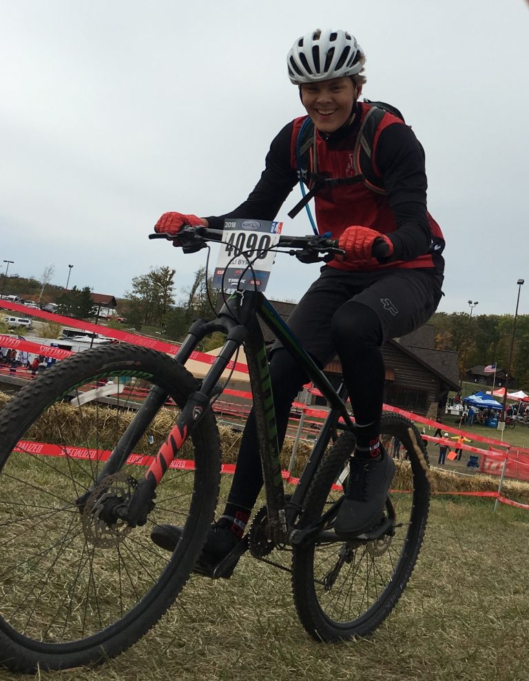 Eli mountain biking