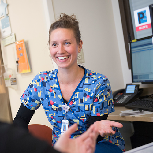 Emma Wenzel_MB Emma Wenzel, clinic manager at the Partners in Pediatrics Maple Grove clinic