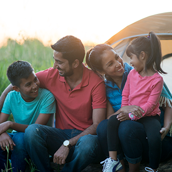 family camping