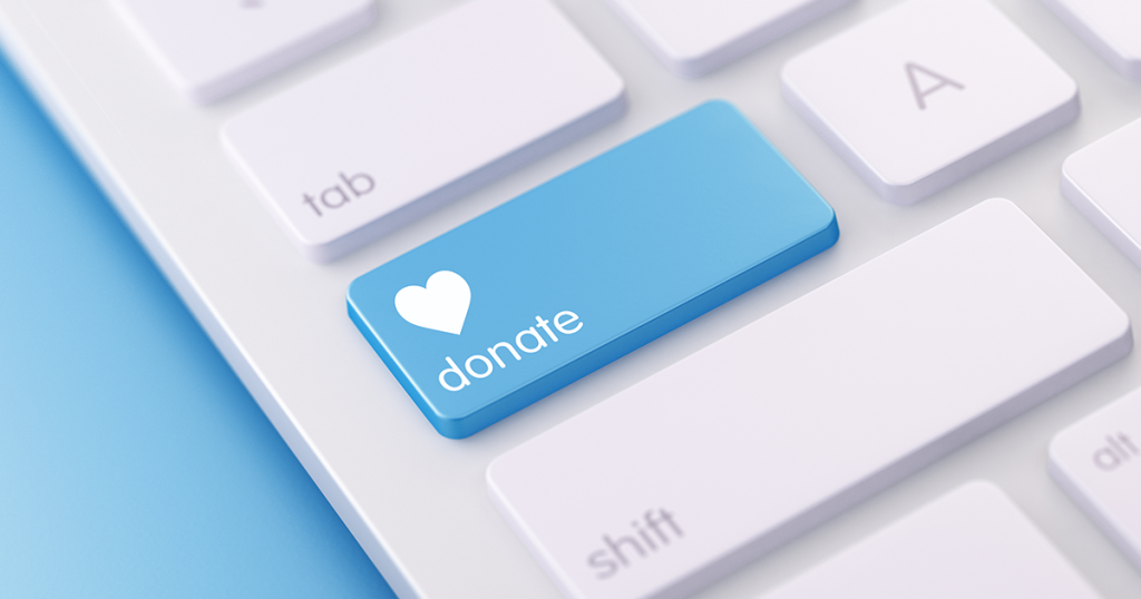 donate button on keyboard