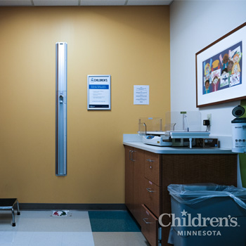 Pediatric patient room at a primary care office