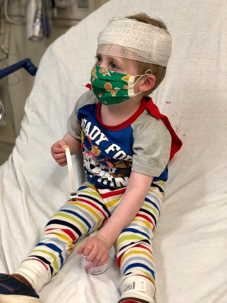 Gene Gervais at the Children's Minnesota emergency department|Gene Gervais at the Children's Minnesota emergency department