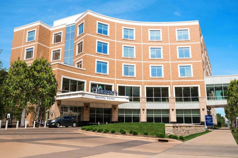 Exterior of Children's Minnesota Specialty Center in Minneapolis.