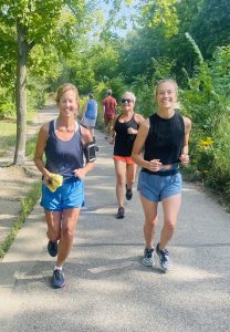 Some of the CBD staff on a group run