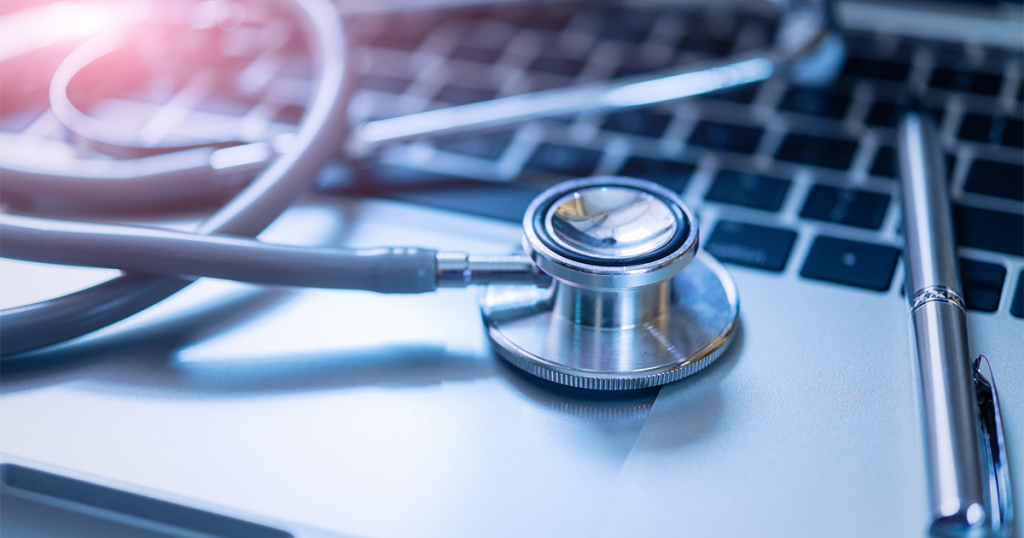 Doctor's stethoscope by computer
