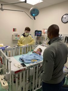 PJ and PJ Jr. in the hospital