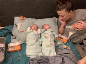Hulsteins twins at home