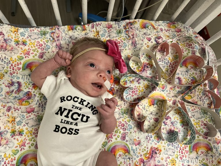 NICU baby for V-day
