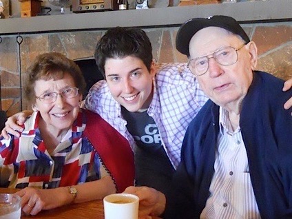Dr. Kade Goepferd with their grandparents