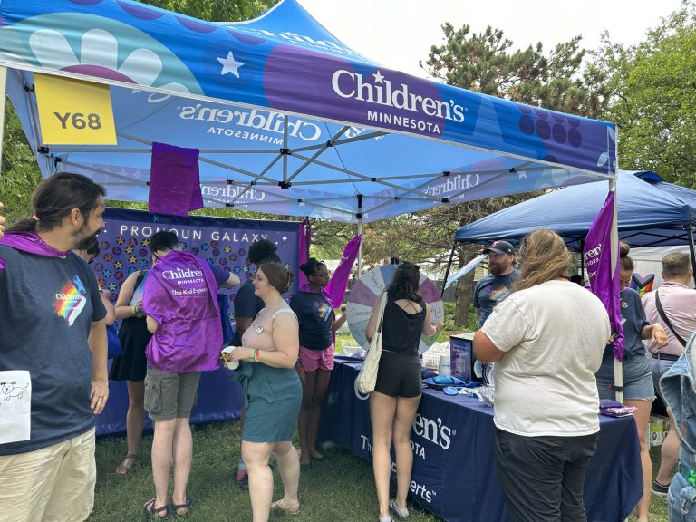 The Pronoun galaxy at Twin Cities Pride.