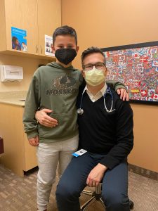 Jayden and Dr. Vezmar