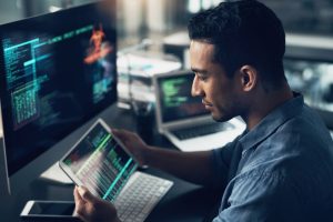 IT guy working