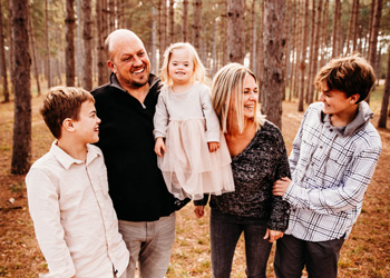 Jamie and family