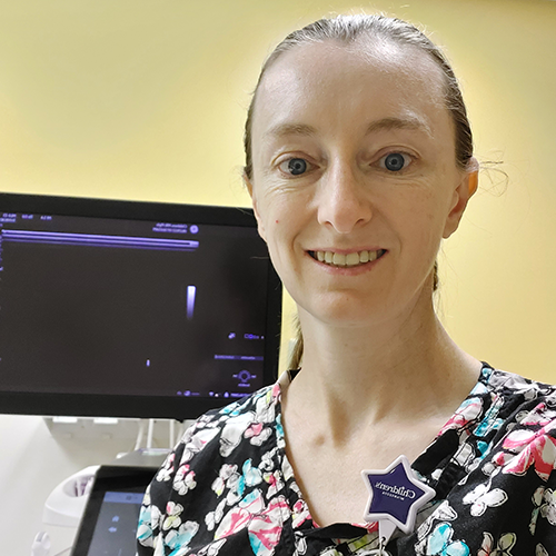 Jenny Miller, ultrasound technologist