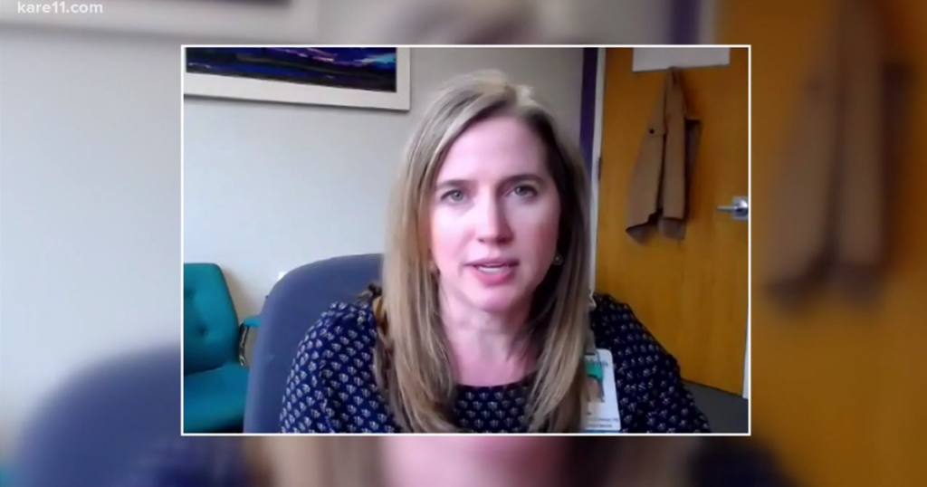 Dr. Sarah Jerstad on the news