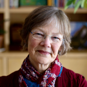 Headshot of Joyce Sidman, book cart volunteer extraordinaire and acclaimed children’s author