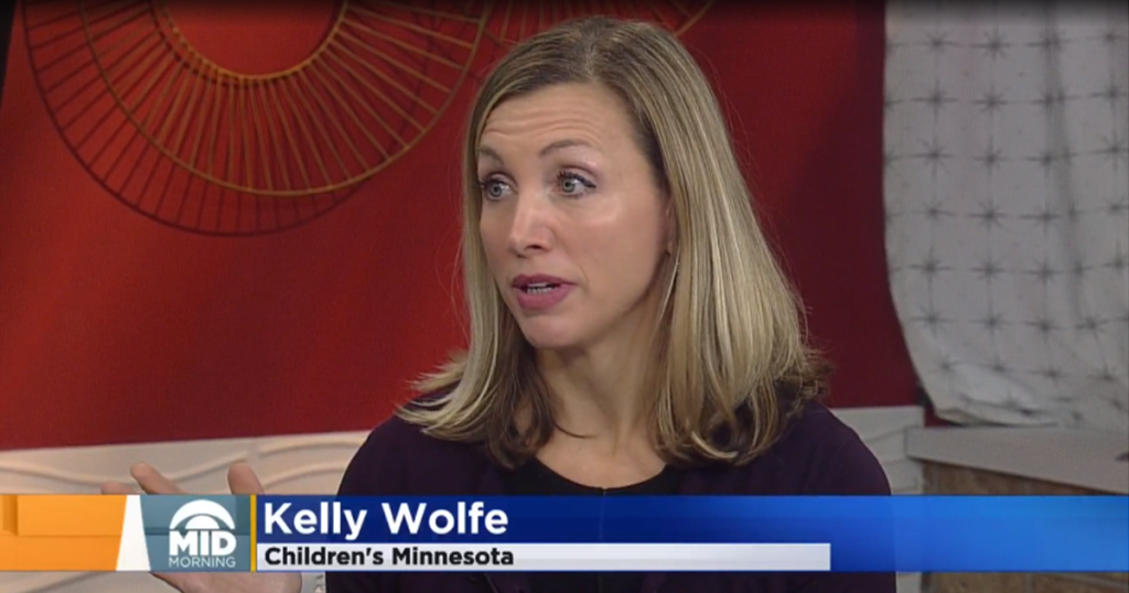 Kelly Wolfe on the WCCO Mid-Morning show