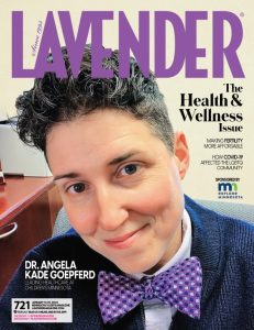 Dr. Goepferd Lavender Magazine cover