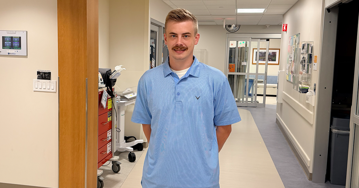 From patient to nurse: Luke Bonte turns his cancer journey into a life of care