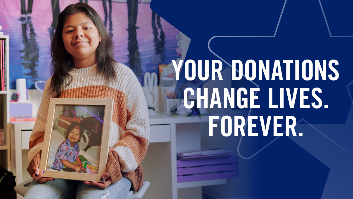 Your donations change lives.