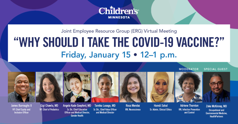 Graphic of ERG virtual meeting for COVID-19 vaccine