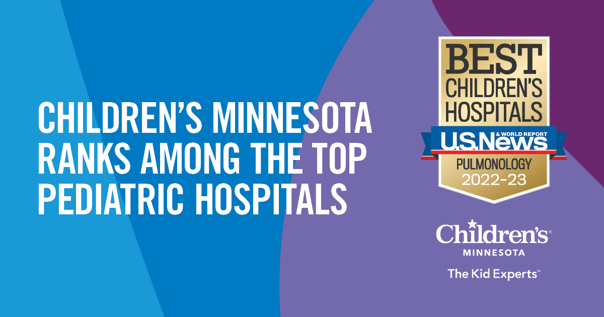 Children’s Minnesota ranks among Best Children’s Hospitals in U.S. News