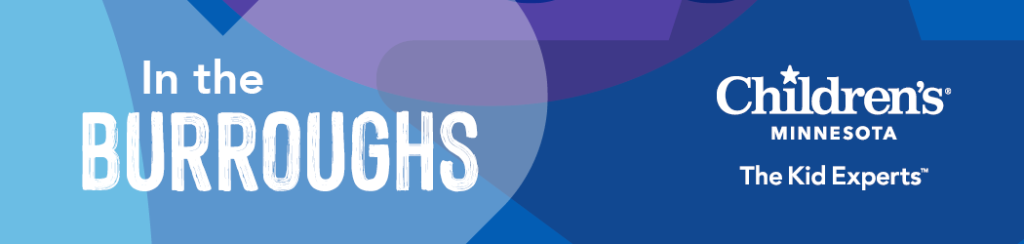 In the Burroughs logo