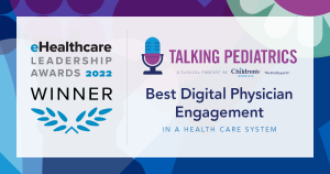 podcast wins platinum eHealthcare Leadership Award